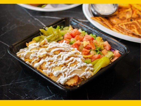 Chicken shawarma lunch special portion