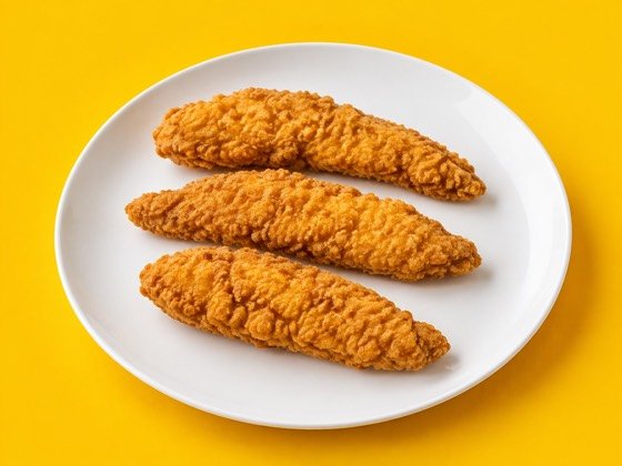 Chicken Tenders (3 pcs) with 3 pcs, breaded and fried &mdash; halal at Golden Shawarma in Richardson, TX