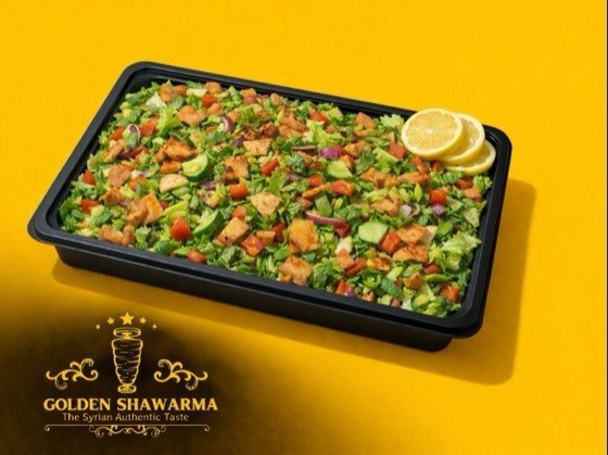 Student org meeting, 12 people &mdash; catering tray from Golden Shawarma in Richardson, TX