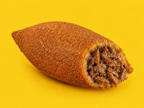 Kibbeh Shawarma (1 pc) with bulgur shell filled with shawarma &mdash; halal at Golden Shawarma in Richardson, TX